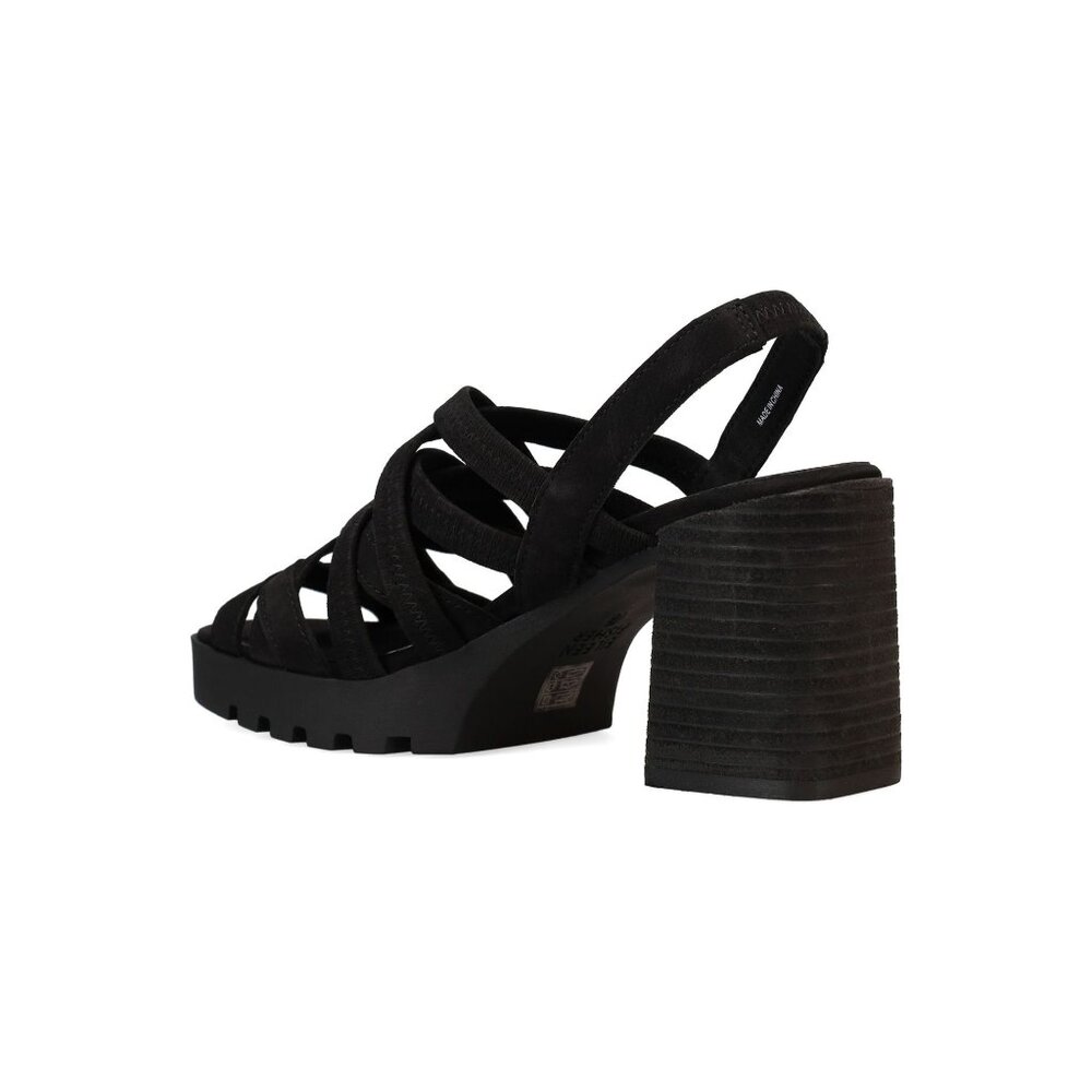 🆕 EILEEN FISHER Tally Strappy Platform Sandal Shoe Black 7 - Picture 5 of 14